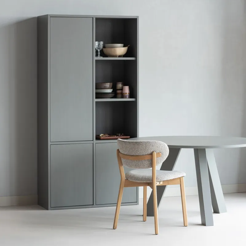 Matbord Rhonda 129 cm Rund - Varmgrå — WOOOD
