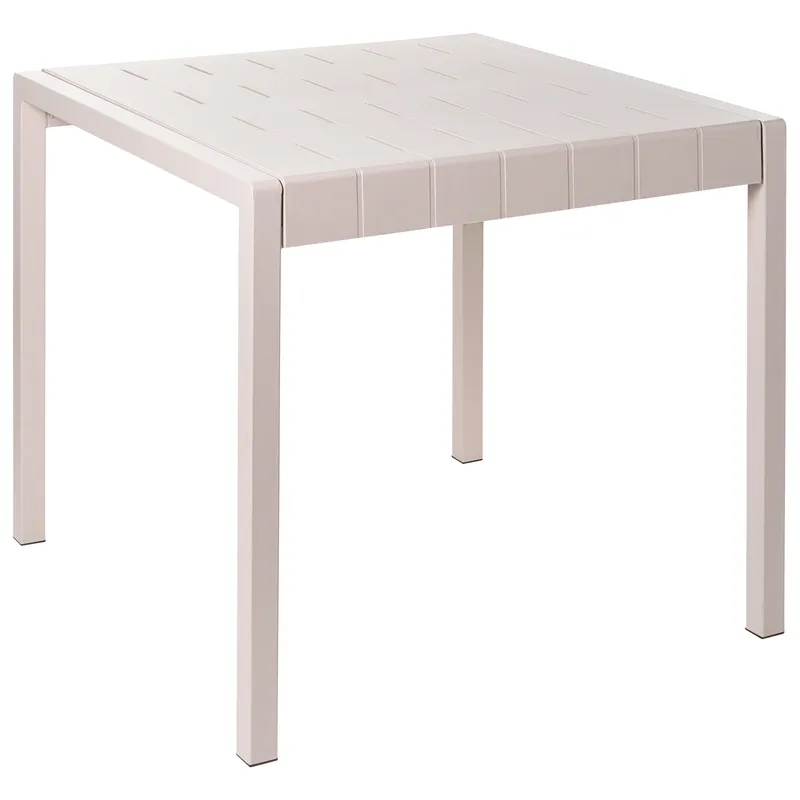 Matbord utomhus Bartica 84x81 cm - Beige — Beige