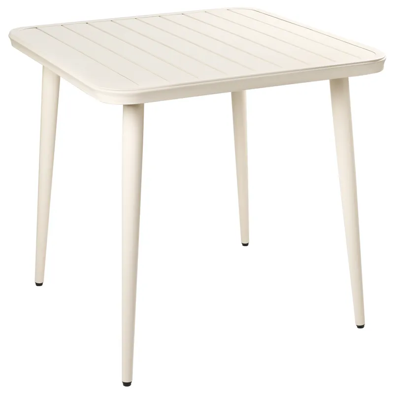 Matbord utomhus Naturno 80 cm Aluminum - Beige — Beige