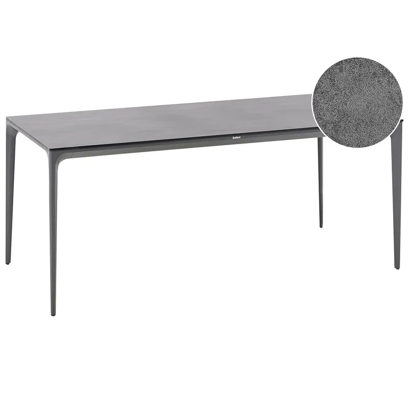Matbord utomhus Sovareto 90x180 cm Steneffekt - Grå (Art.nr 3432121) — Grå