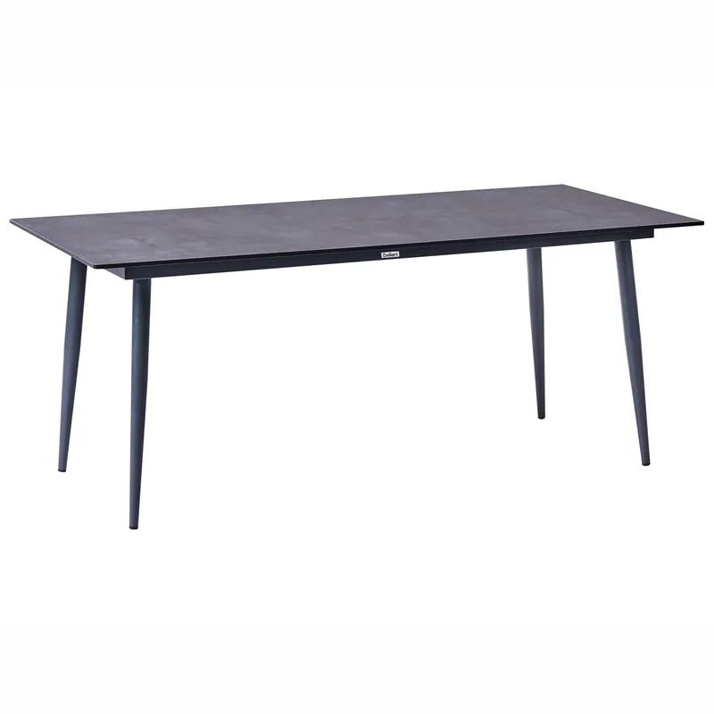 Matbord utomhus Tolentino 180 cm Steneffekt - Grå — Grå