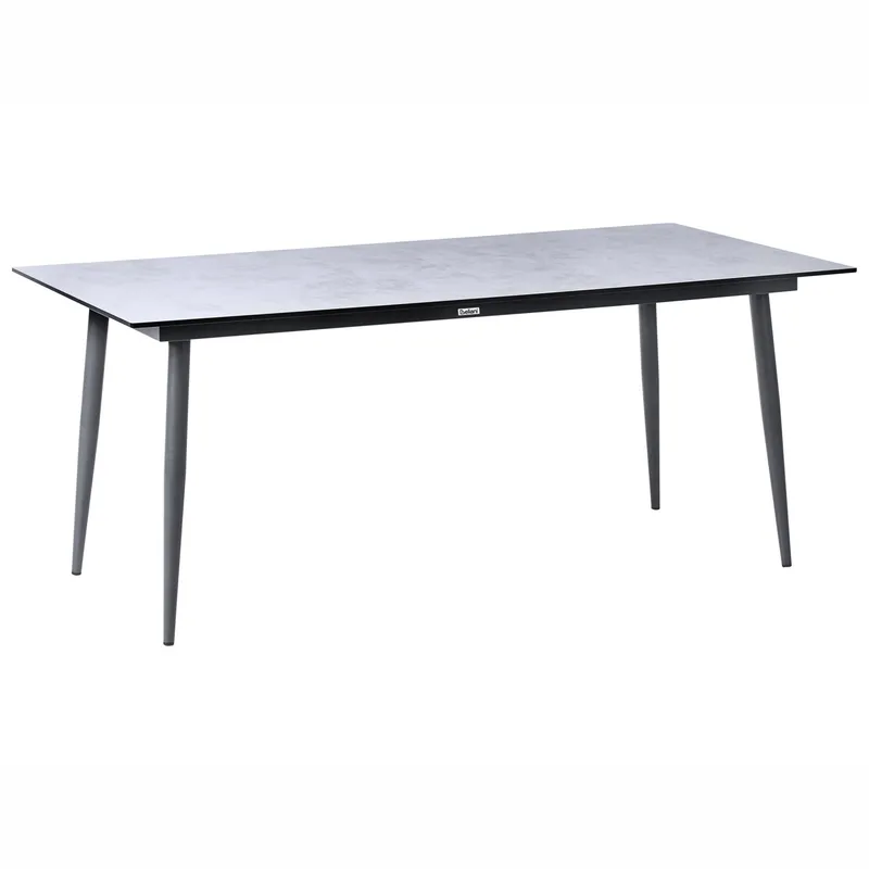 Matbord utomhus Tolentino 90x180 cm Steneffekt - Grå — Grå