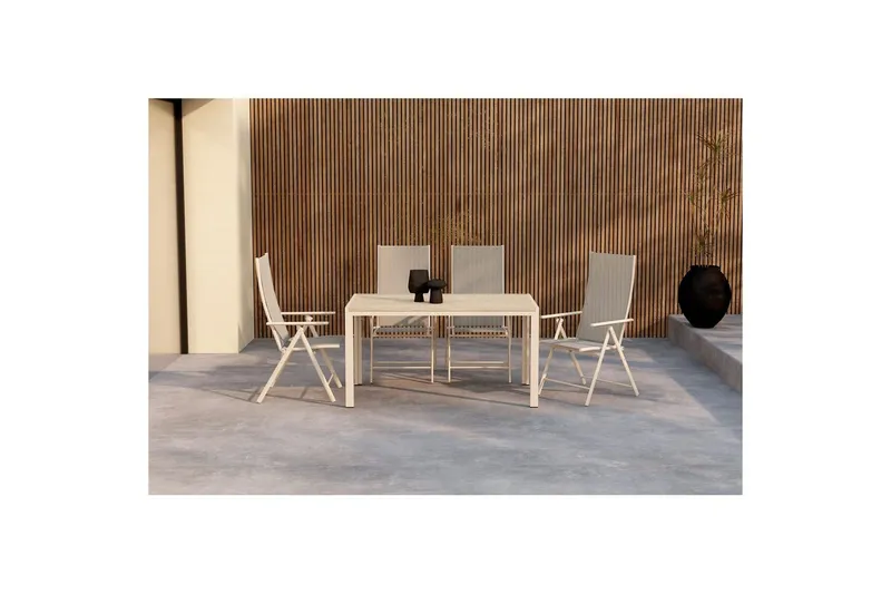 Matgrupp Mirko 140x80x74, Levanzo - Beige — Venture Home