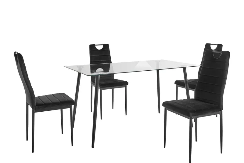 Matgrupp Quincy 140 cm - Svart — Svart
