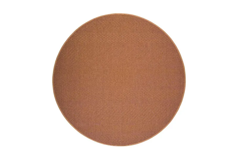 Matilda Matta Rund 160 cm Koppar - Vm Carpet — VM Carpet