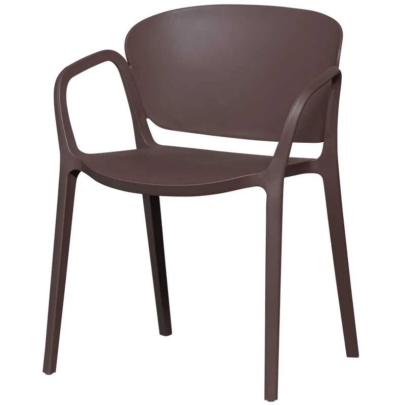 Matstol Bent Utomhus - Lila/Brun — WOOOD