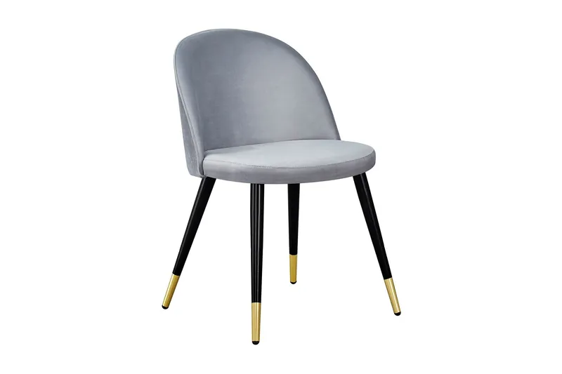 Matstol utan armstöd Venture Home Valeri Matstol Sammet Grey — Venture Home