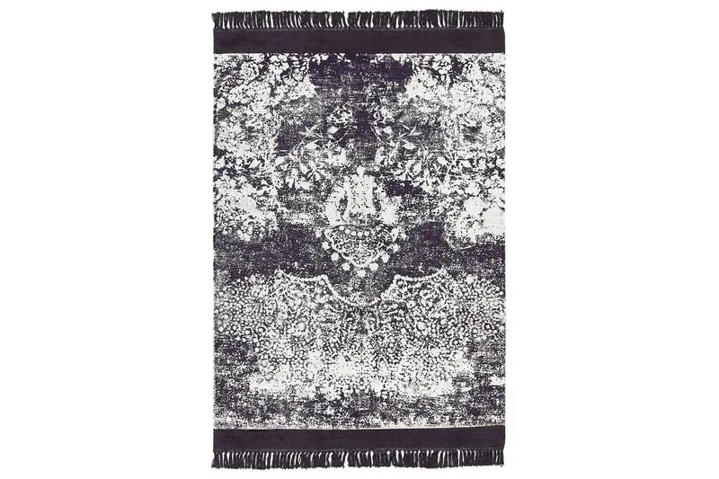 Matta Akarsu - Violett, vit, 160x230 cm — Violett, vit, 160x230 cm