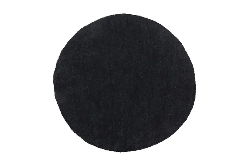 Matta Demre Rund 140 cm - Svart — Svart