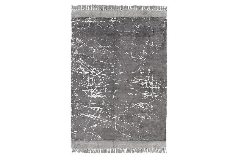 Matta Hanli - Grå, vit, 160x230 cm — Grå, vit, 160x230 cm