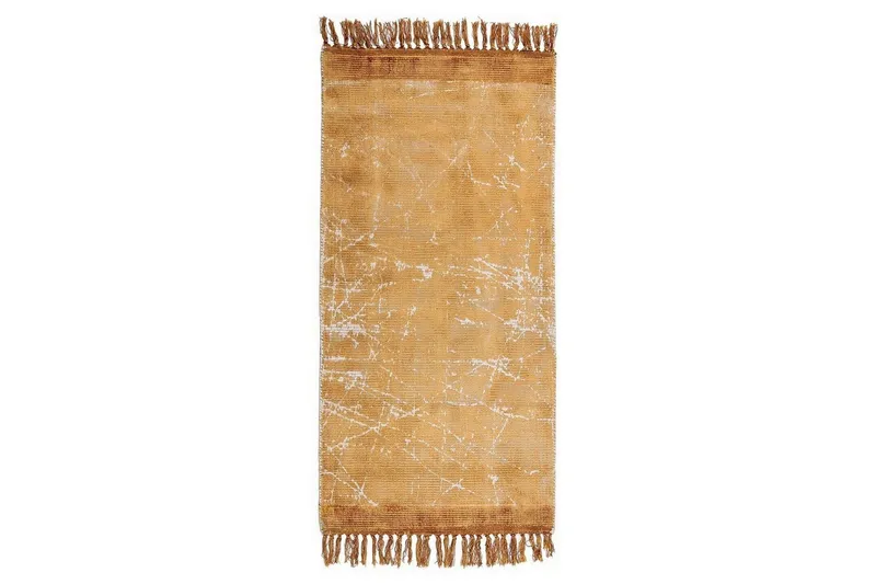 Matta Hanli - Orange, Vit, 80x150 cm — Orange, Vit, 80x150 cm