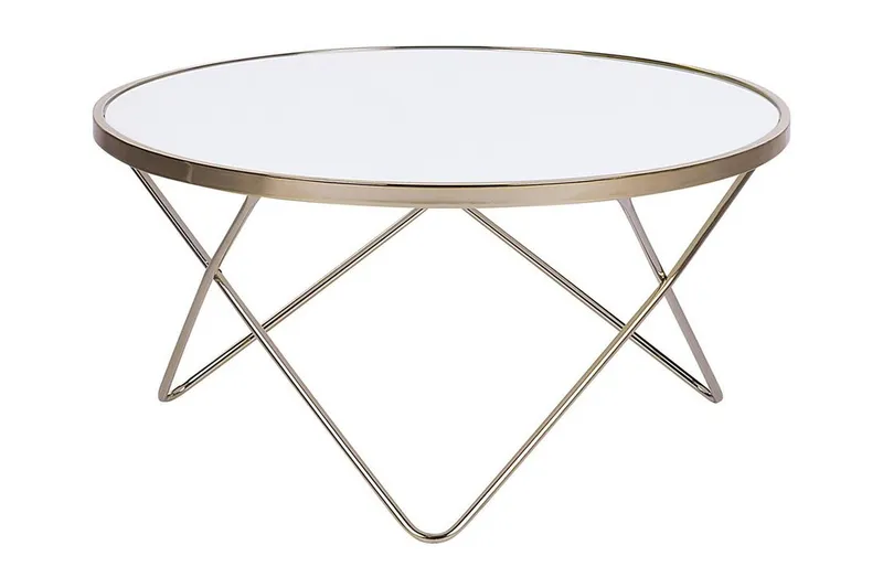Meerah Soffbord 80 cm Runt - Vit — Vit