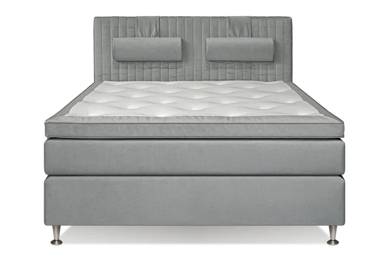 Mega Komplett Sängpaket 180x200 - Ljusgrå — Ljusgrå