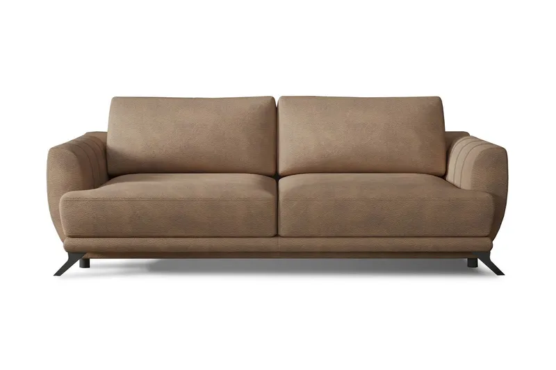 Megis 3-sits Bäddsoffa - Ljusbrun — Ljusbrun