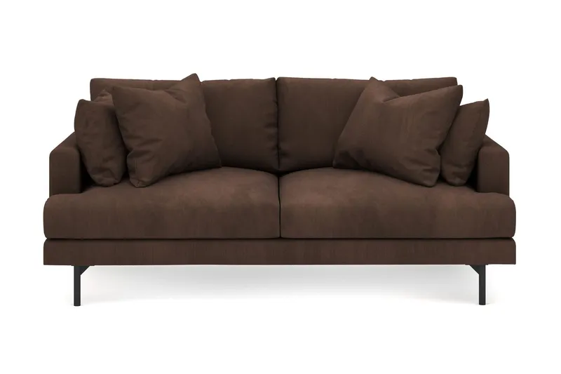 Menard 3-sits Djup Manchestersoffa - Brun (Art.nr 3098231) — Brun