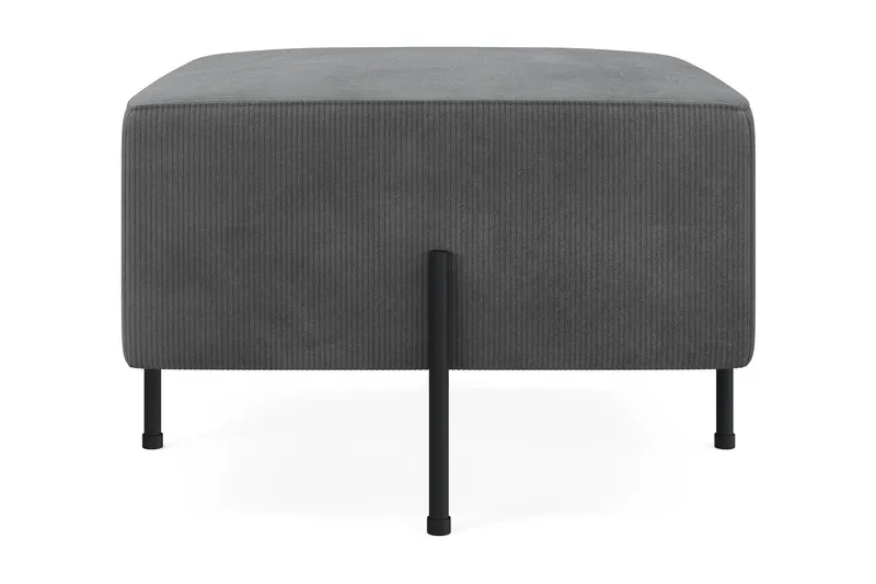 Menard Compact Sittpuff 60 cm Kvadratisk - Grå (Art.nr 1782506) — Grå