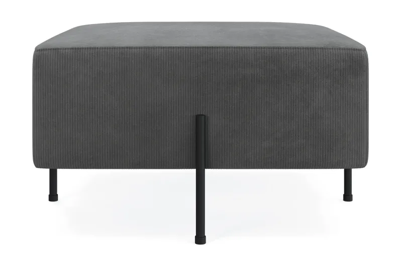 Menard Compact Sittpuff 70 cm Kvadratisk - Grå (Art.nr 1782523) — Grå