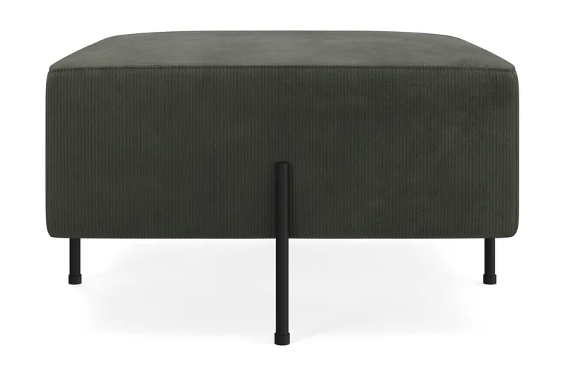 Menard Compact Sittpuff 70 cm Kvadratisk - Mörkgrön — Mörkgrön