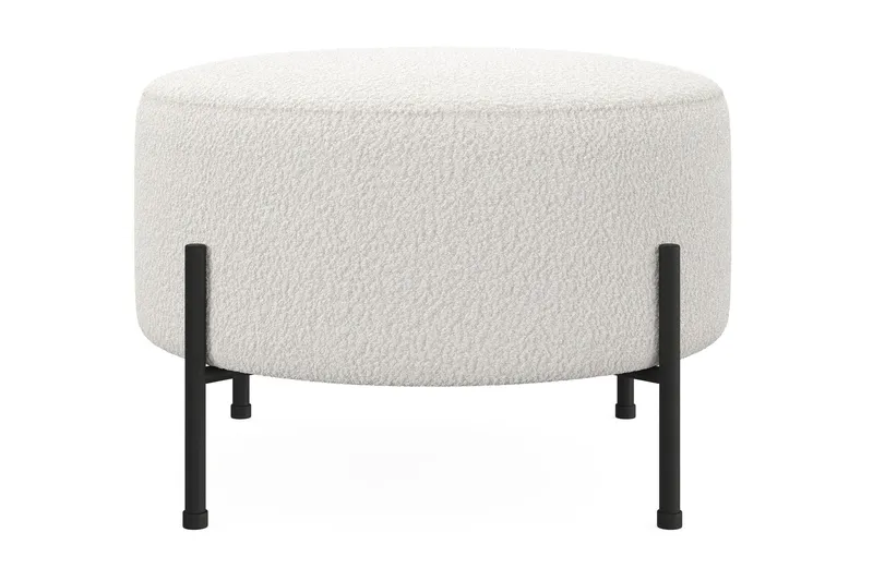 Menard Compact Sittpuff Rund 60 cm - Vit (Art.nr 1782483) — Vit