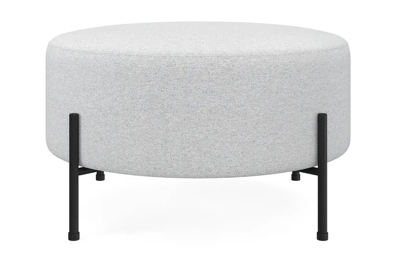 Menard Compact Sittpuff Rund 70 cm - Ljusgrå — Ljusgrå