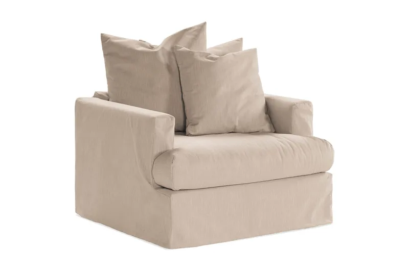 Menard Fåtölj Tvättbar & avtagbar klädsel - Beige (Art.nr 1403842) — Scandi Days