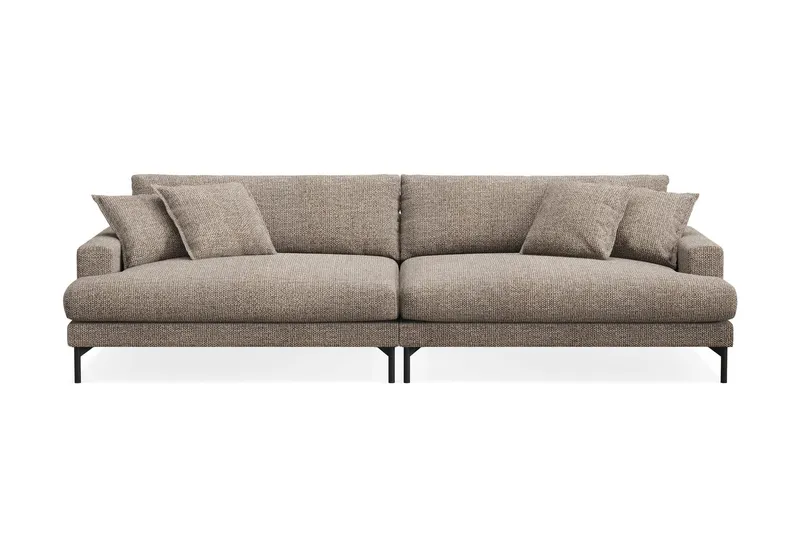Menard Premium 5-sits Djup Soffa i Chenille - Brun — Brun
