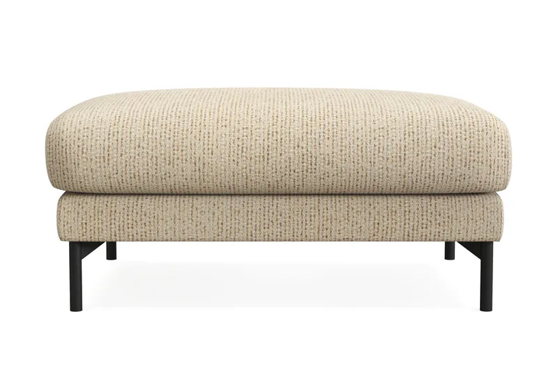 Menard Premium Fotpall i Chenille - Beige — Beige
