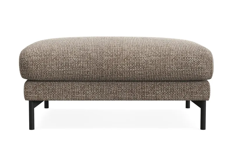Menard Premium Fotpall i Chenille - Brun — Brun