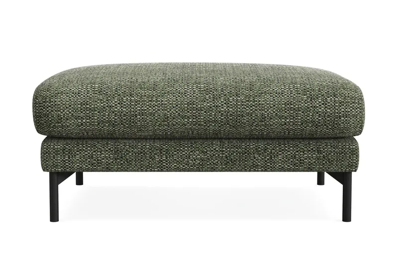Menard Premium Fotpall i Chenille - Grön — Grön