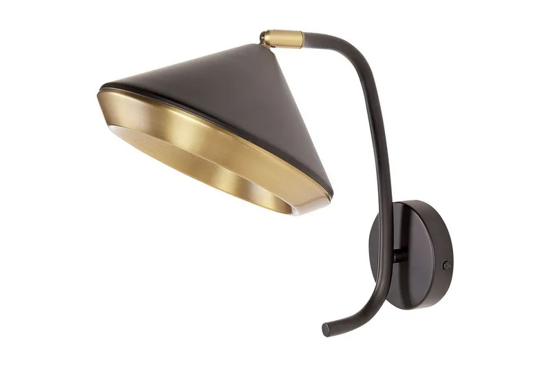 Methana Vägglampa G9 - Svart/Mässing — Svart/Mässing