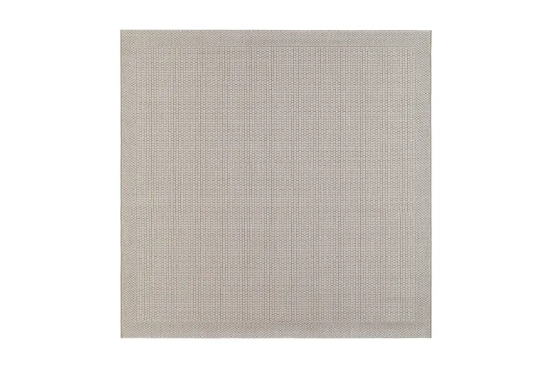 Miami Flatvävd Matta Fyrkantig 200x200 cm - Vit — KM Home