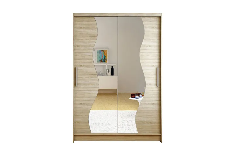 Miami Garderob 120x58x200 cm - Beige (Art.nr 460005) — Beige