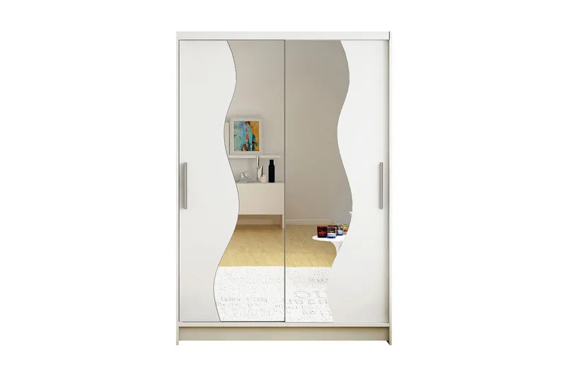 Miami Garderob 120x58x200 cm - Vit — Vit