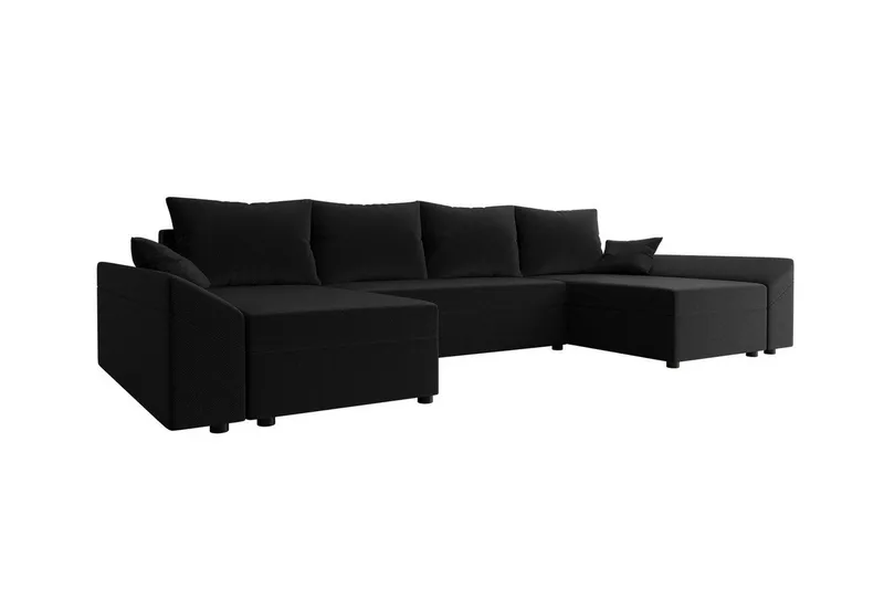 Midfeld 4-sits Hörnbäddsoffa Black (Art.nr 3021972)