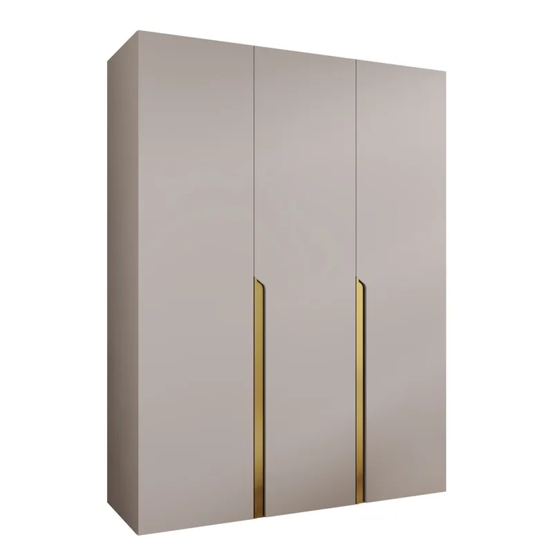 Milias Garderob 150x202 cm - beige, guld — beige, guld