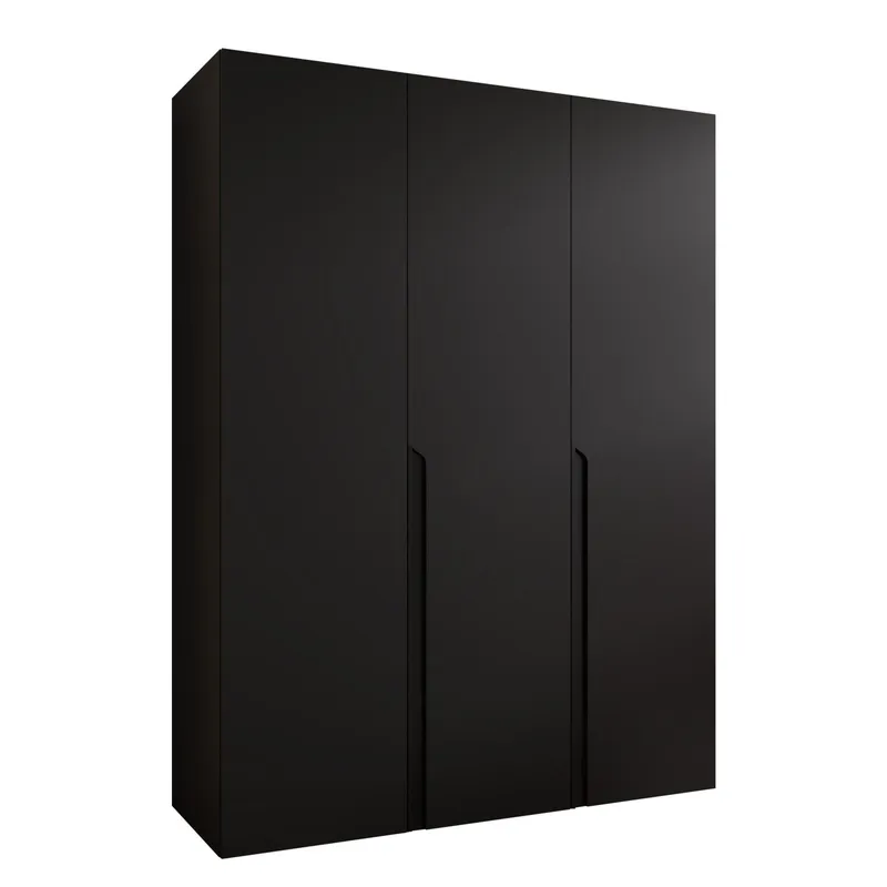 Milias Garderob 150x202 cm - svart — svart
