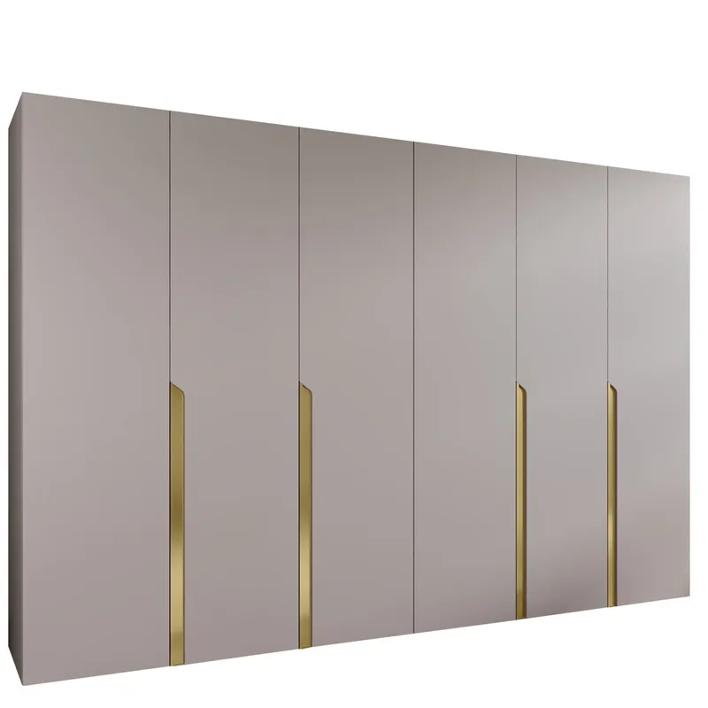 Milias Garderob 300x202 cm - beige, guld — beige, guld
