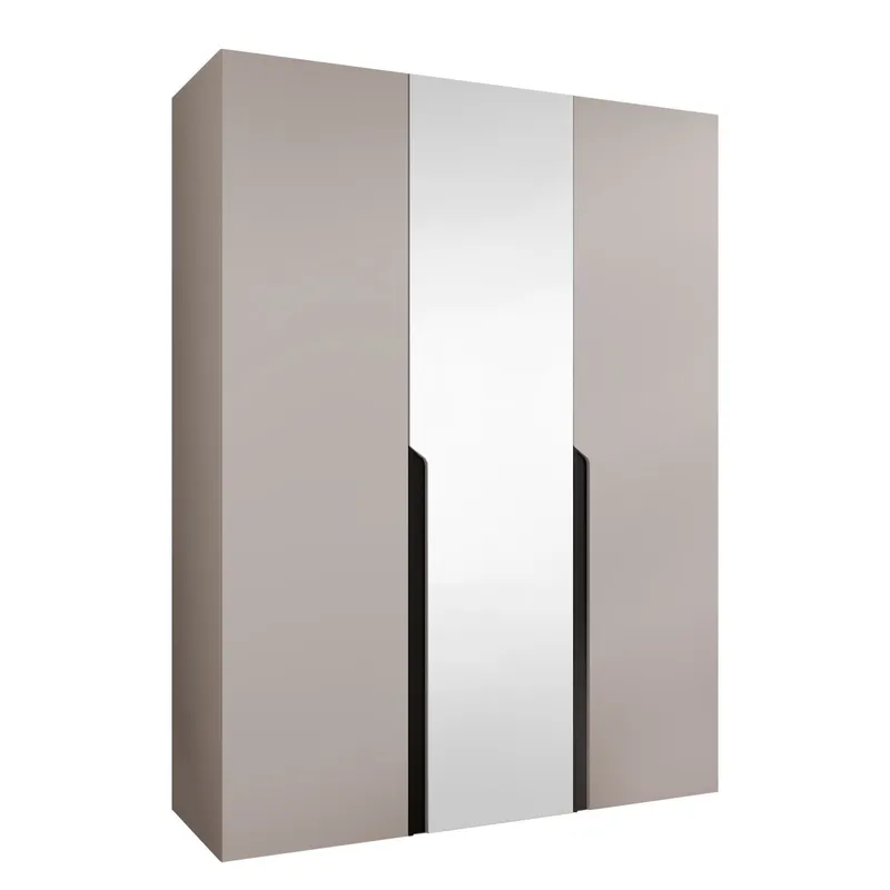 Milias Garderob med spegel 150x202 cm - beige (Art.nr 3434021) — beige