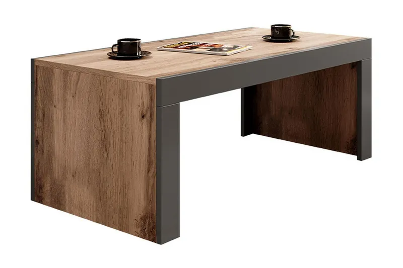 Milias Soffbord 120 cm - Natur/Antracit — Natur/Antracit