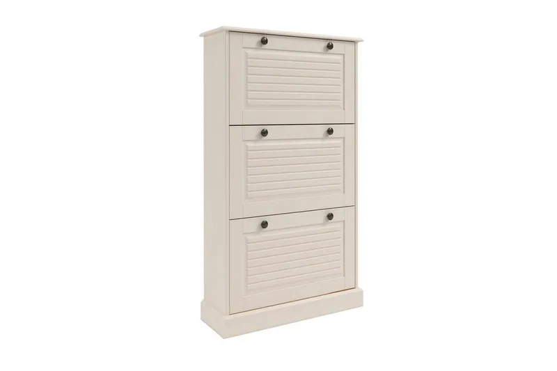 Mille Skoskåp 75x130 cm - Vit — Loft24