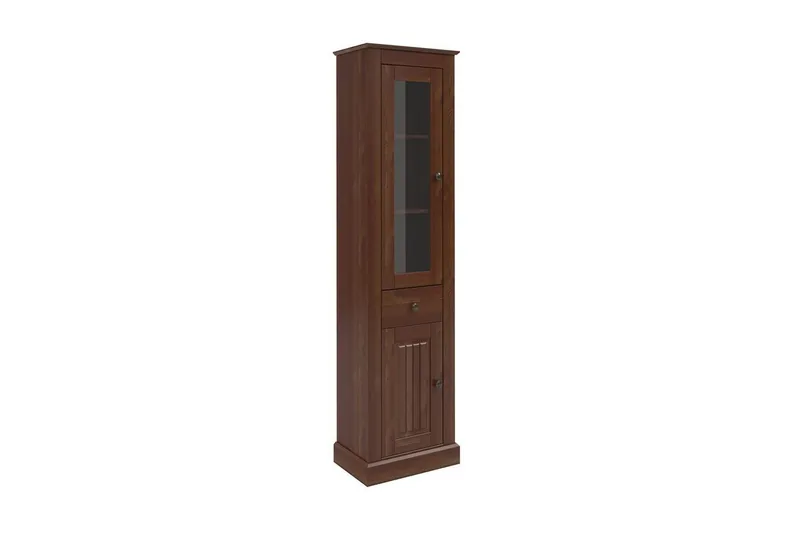 Mille Vitrinskåp 47x182 cm - Brun (Art.nr 3116742) — Loft24