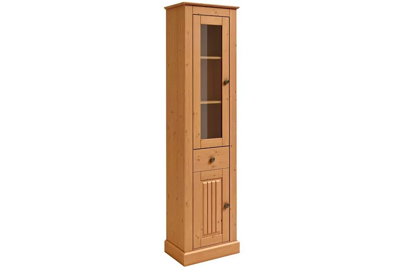 Mille Vitrinskåp 47x182 cm - Brun (Art.nr 3116740) — Loft24