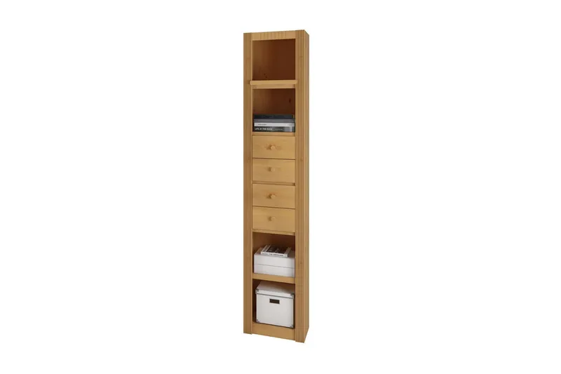 Minturn Bokhylla 45,5 cm Smal - Brun — Loft24