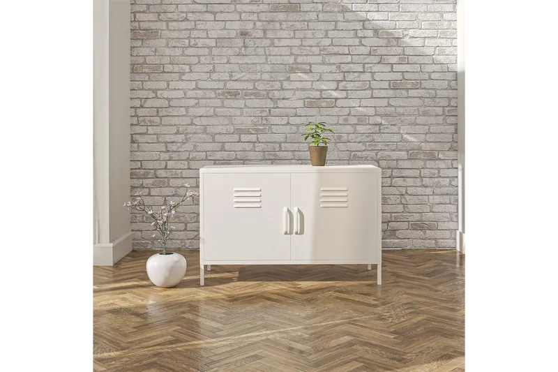 Mission District Skänk 100x40 cm Vit - Dorel Home — Dorel Home