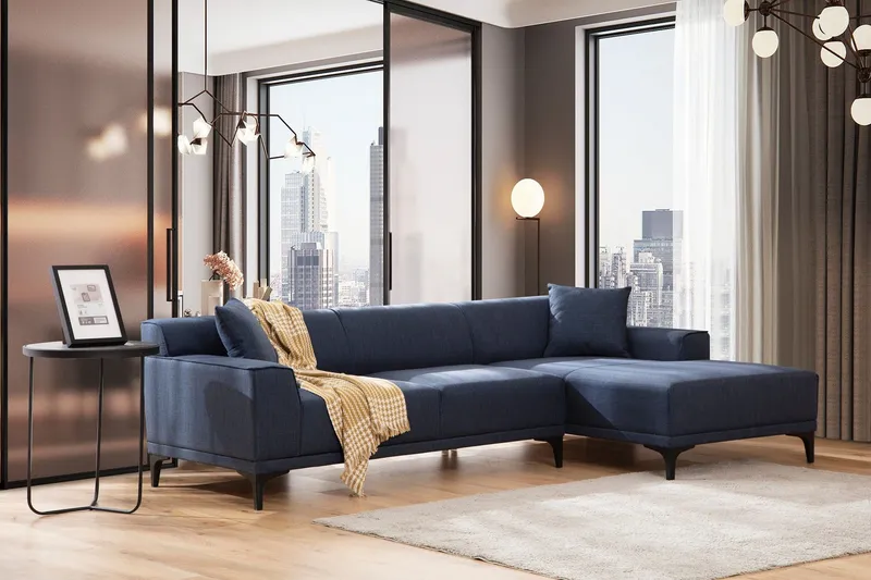 Mississauga Divansoffa 3-sits - Blå — Blå
