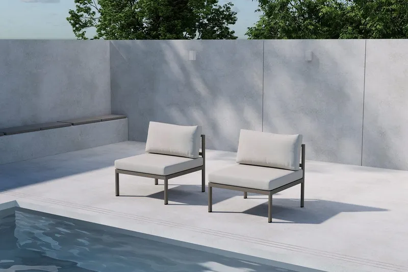 Mittmodul Copacabana 70 cm Utomhus - Brun (Art.nr 3426732) — Venture Home
