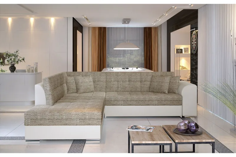 Moclino Hörnbäddsoffa - Beige — Beige