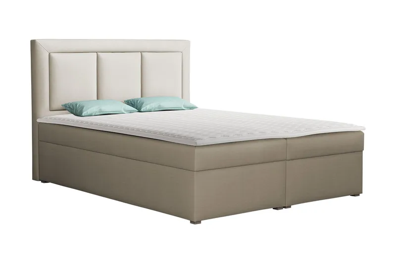 Moden Kontinentalsäng 140x215cm LED-belysning - Beige (Art.nr 746081) — Beige