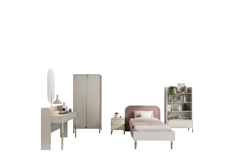 Monfort Möbelset För Sovrum - Beige (Art.nr 3098632) — Beige