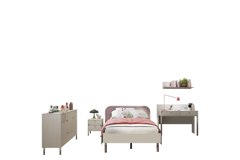 Monfort Möbelset För Sovrum - Beige (Art.nr 3098631) — Beige